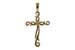 E060-94681: CROSS PENDANT .01 BR