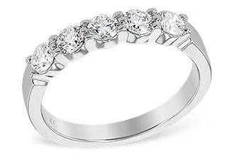 E240-98317: LDS DIA WED RG .75 TW (5 STONES)