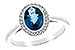 E243-64663: LDS RG 1.27 LONDON BLUE TOPAZ 1.42 TGW