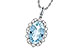 E244-60126: NECKLACE 2.40 AQUA 2.57 TGW (12x8MM AQ)