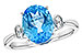 E244-61999: LDS RG 2.84 BLUE TOPAZ 2.90 TGW (10x8MM BT)