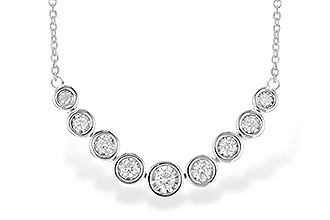 E327-30154: NECKLACE .75 TW