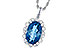 E327-35599: NECK 3.60 LONDON BLUE TOPAZ 3.77 TGW (12x8MM LBT)