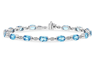 E328-18281: BRACELET 7.80 SWISS BLUE TOPAZ 7.96 TGW