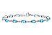E328-18281: BRACELET 7.80 SWISS BLUE TOPAZ 7.96 TGW