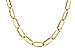 E328-23790: PAPERCLIP MD (18IN, 3.10MM, 14KT, LOBSTER CLASP)