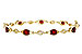 E329-11090: BRACELET 3.68 RUBY 3.92 TGW (7")