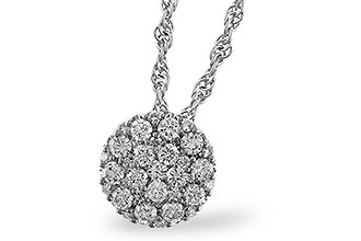 E329-11917: NECKLACE .25 TW