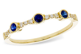 E329-11954: LDS WED RG .16 SAPPHIRE .25 TGW