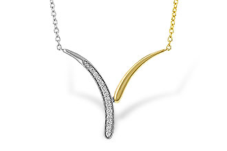 E329-13799: NECKLACE .12 TW (18")