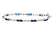 E329-14681: BRACELET 2.10 SAPPHIRE 2.75 TGW (7")