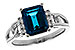 E329-15572: LDS RG 2.42 LONDON BLUE TOPAZ 2.50 TGW (9x7MM LBT)