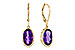 E329-16545: EARRINGS 2.70 TW AMETHYST 2.78 TGW (10x6MM OV)