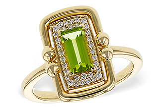 E329-17381: LDS RG .72 PERIDOT .84 TGW (8x4MM PER)