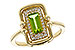 E329-17381: LDS RG .72 PERIDOT .84 TGW (8x4MM PER)