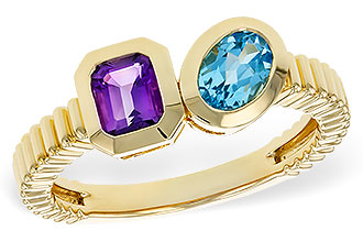 E329-17390: LDS RG .82 TW SEMI-PRECIOUS (AMY,SWISS BT)