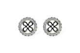 F241-85572: EARRING JACKETS .30 TW (FOR 1.50-2.00 CT TW STUDS)