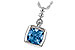 F243-68317: NECK 1.45 BLUE TOPAZ 1.49 TGW