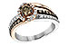 F243-70135: LDS DIA RG .40 BROWN CTR .97 TW