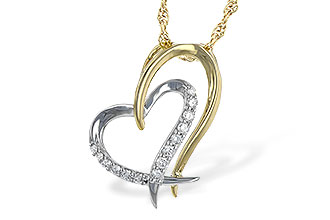 F244-57417: NECKLACE .15 TW