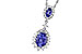 F244-60181: NECK 1.26 TW TANZANITE 1.60 TGW