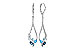 F327-31063: EARR 1.08 BLUE TOPAZ 1.35 TGW