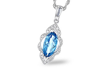 F327-33808: NECK 1.26 BLUE TOPAZ 1.37 TGW