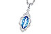 F327-33808: NECK 1.26 BLUE TOPAZ 1.37 TGW