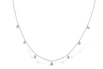 F328-19263: NECKLACE .12 TW (18")