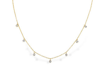F328-19263: NECKLACE .12 TW (18 INCHES)