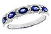 F328-23772: LDS WED RG .92 SAPPHIRE 1.04 TGW