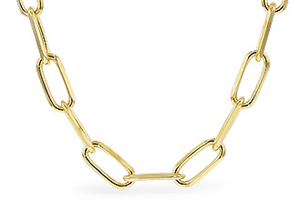 F328-23799: PAPERCLIP LG (8IN, 4.0MM, 14KT, LOBSTER CLASP)