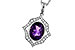 F328-24708: NECKLACE 1.52 AMETHYST 1.70 TGW (9x7 MM AMY)