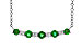 F328-25590: NECK .43 TW EMERALD .55 TGW