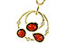 F329-09199: NECKLACE 2.88 GARNET 2.94 TGW