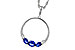 F329-11026: NECKLACE .81 SAPP .91 TGW