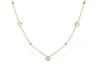 F329-11054: NECKLACE .20 TW (18")