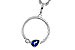 F329-11081: NECKLACE .26 SAPPHIRE .28 TGW