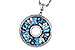 F329-12854: NECKLACE 1.67 BLUE TOPAZ 1.72 TGW