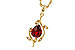 F329-15572: NECKLACE 1.34 GARNET 1.39 TGW (8X6MM GAR)