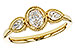 F329-16535: LDS DIA RG .60 TW FANCY CUT DIAMONDS