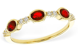 F329-17372: LDS WED RG .66 TW RUBY .78 TGW