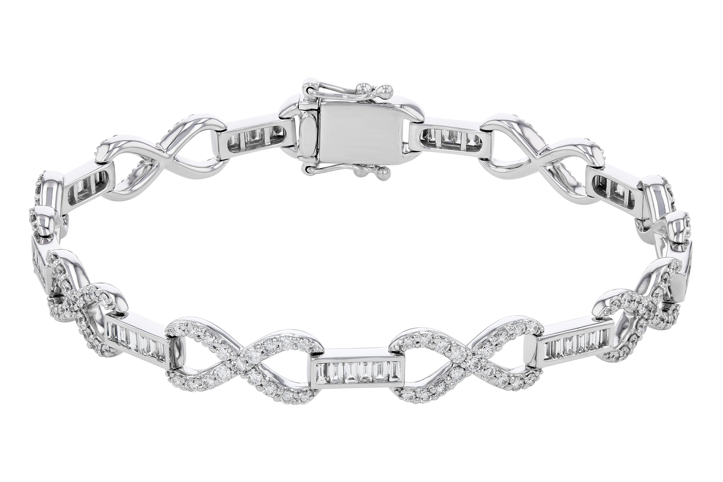 F330-01972: BRACELET 1.00 TW BAG 2.45 TW (7")