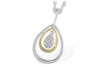 G238-21999: NECKLACE .04 TW
