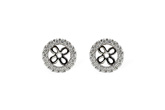 G241-85563: EARRING JACKETS .24 TW (FOR 0.75-1.00 CT TW STUDS)