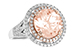 G242-76463: LDS RG 3.94 MORGANITE 4.50 TGW