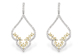 G242-77417: EARR .36 YELLOW DIAS .90 TW