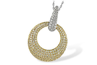 G243-66535: NECK 1.64 YELLOW DIAS 1.90 TW