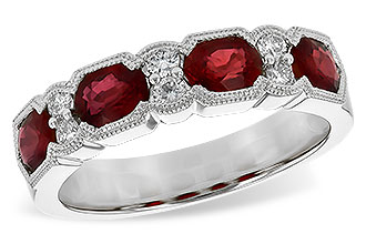 G244-56526: LDS WED RG 1.66 RUBY 1.84 TGW (5x4MM RUBY)