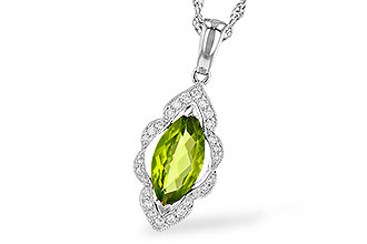 G244-60163: NECK .94 PERIDOT 1.05 TGW